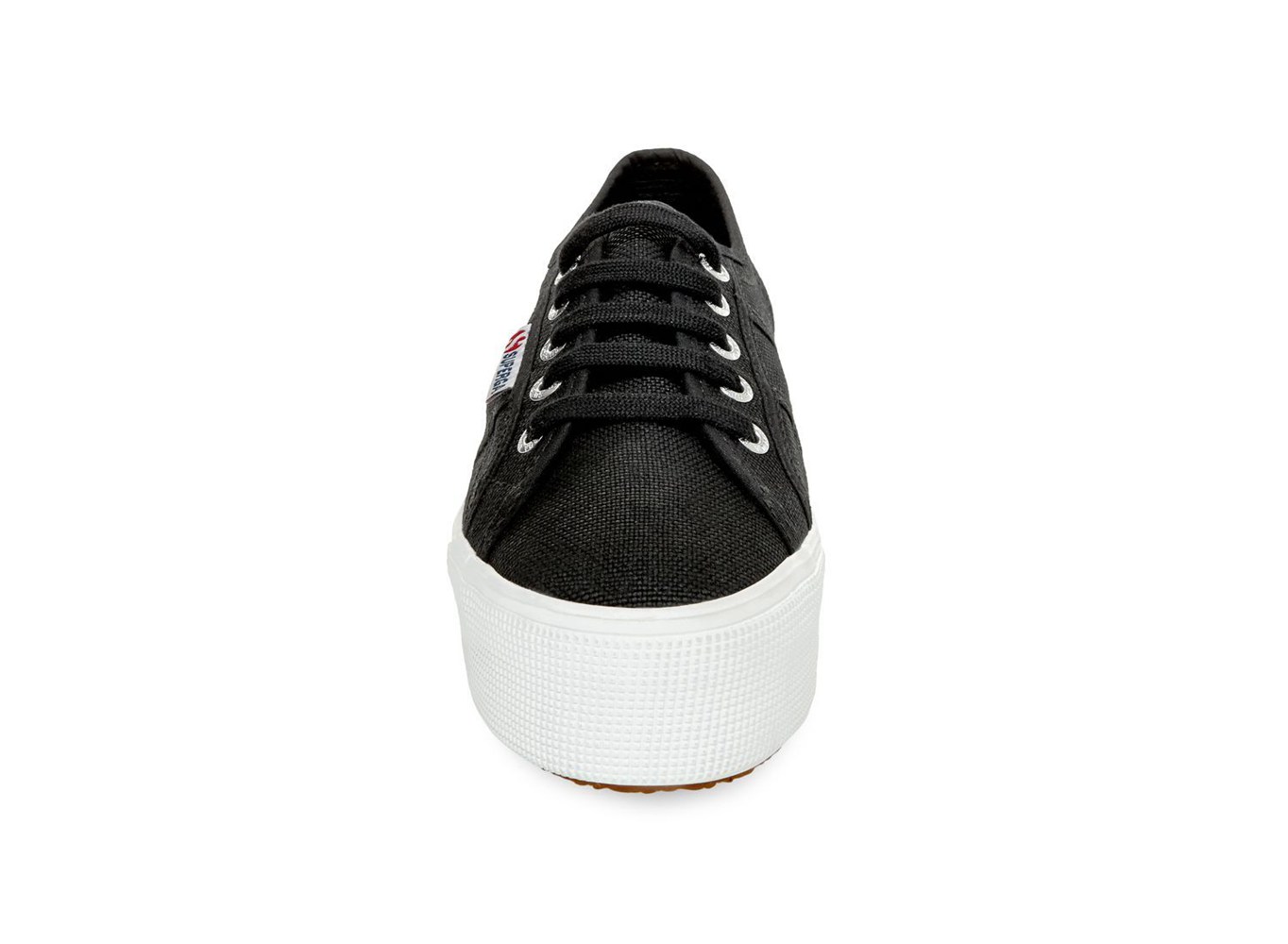 Alpargata Superga Mujer Negras/Blancas - 2790 Acotw - 672381NIA